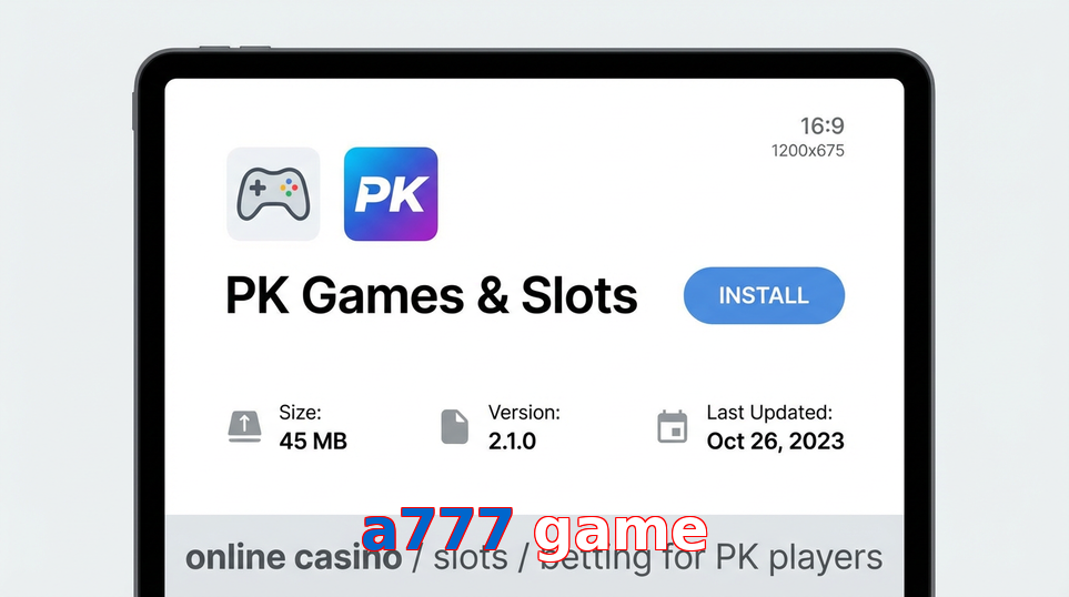 Game list for A777 Game gameapk section