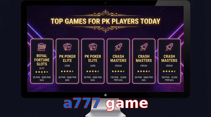 Payment and PKR controls in A777 Game