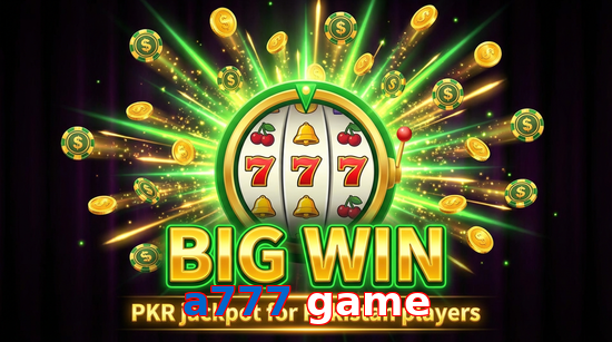 Big win animation on A777 Game slot game