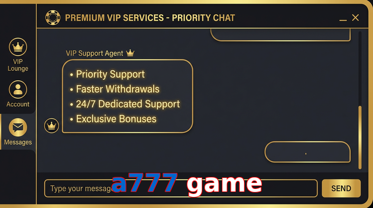 Payment and PKR controls in A777 Game